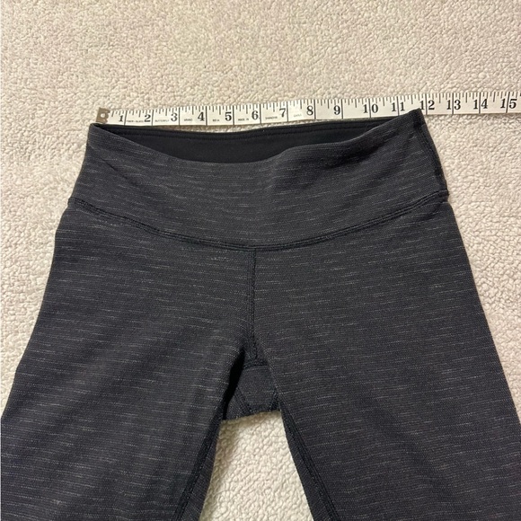 Lululemon Wunder Under Crop Leggings  Pique Luon Black - Picture 9 of 13